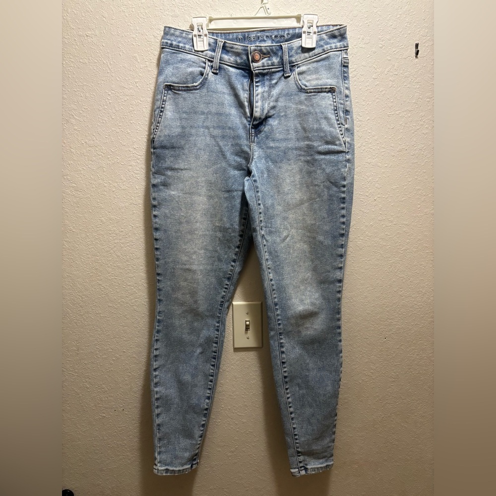 M Jeans Maurices Light Wash High Rise Skinny Sz S Reg